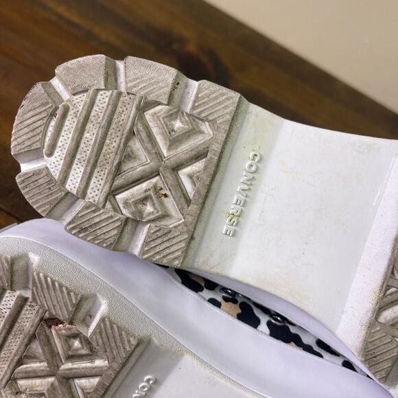 Converse All Star Lugged Sole Platform High Top Leopard Print Sneakers Womens 11 - Picture 7 of 11